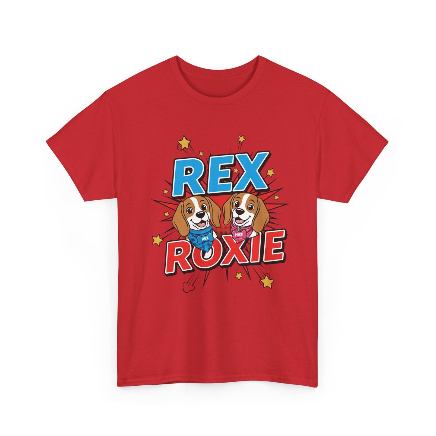 Rex & Roxie T‑Shirt — The Beagle Brains Collection