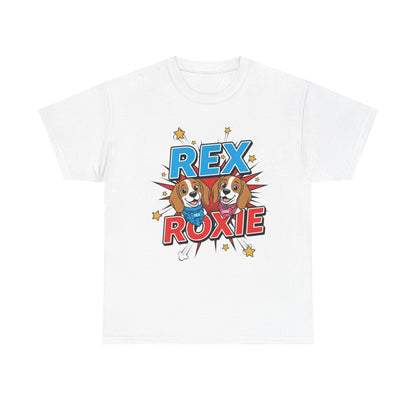 Rex & Roxie T‑Shirt — The Beagle Brains Collection