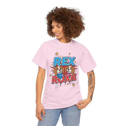Rex & Roxie T‑Shirt — The Beagle Brains Collection