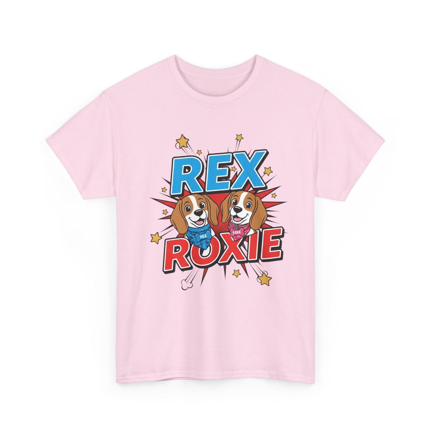 Rex & Roxie T‑Shirt — The Beagle Brains Collection